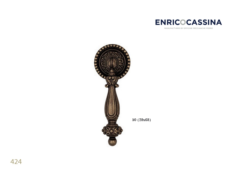 Мебельная ручка Enrico Cassina 424 матовая бронза