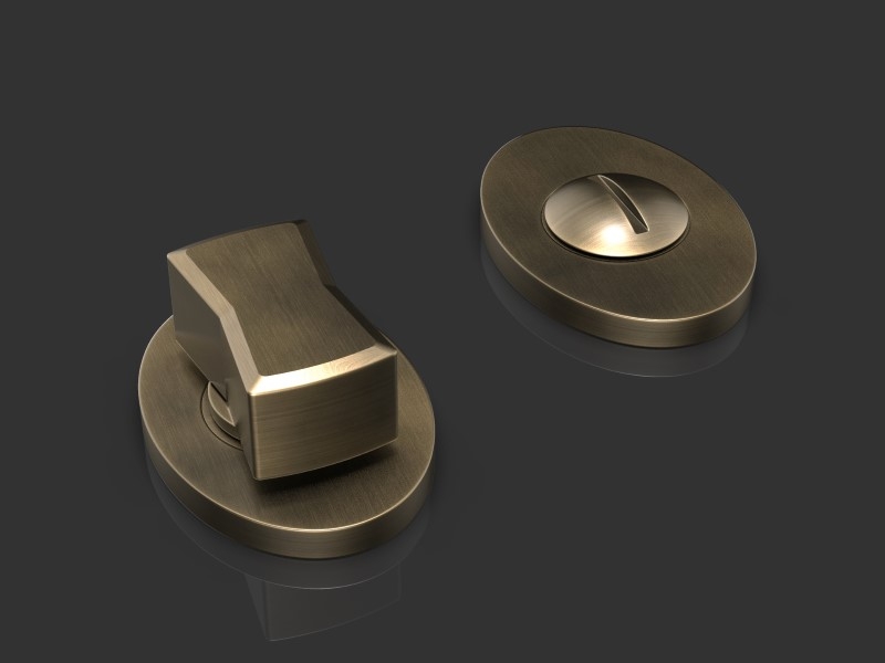 Комплект WC Oliver Knights Bow T&R античная бронза