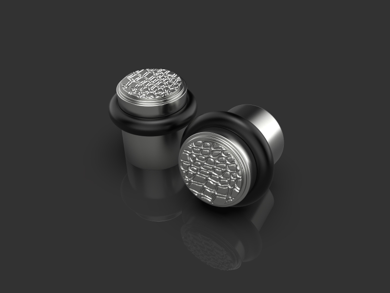 Дверной ограничитель Oliver Knights Folcard DS полированный хром