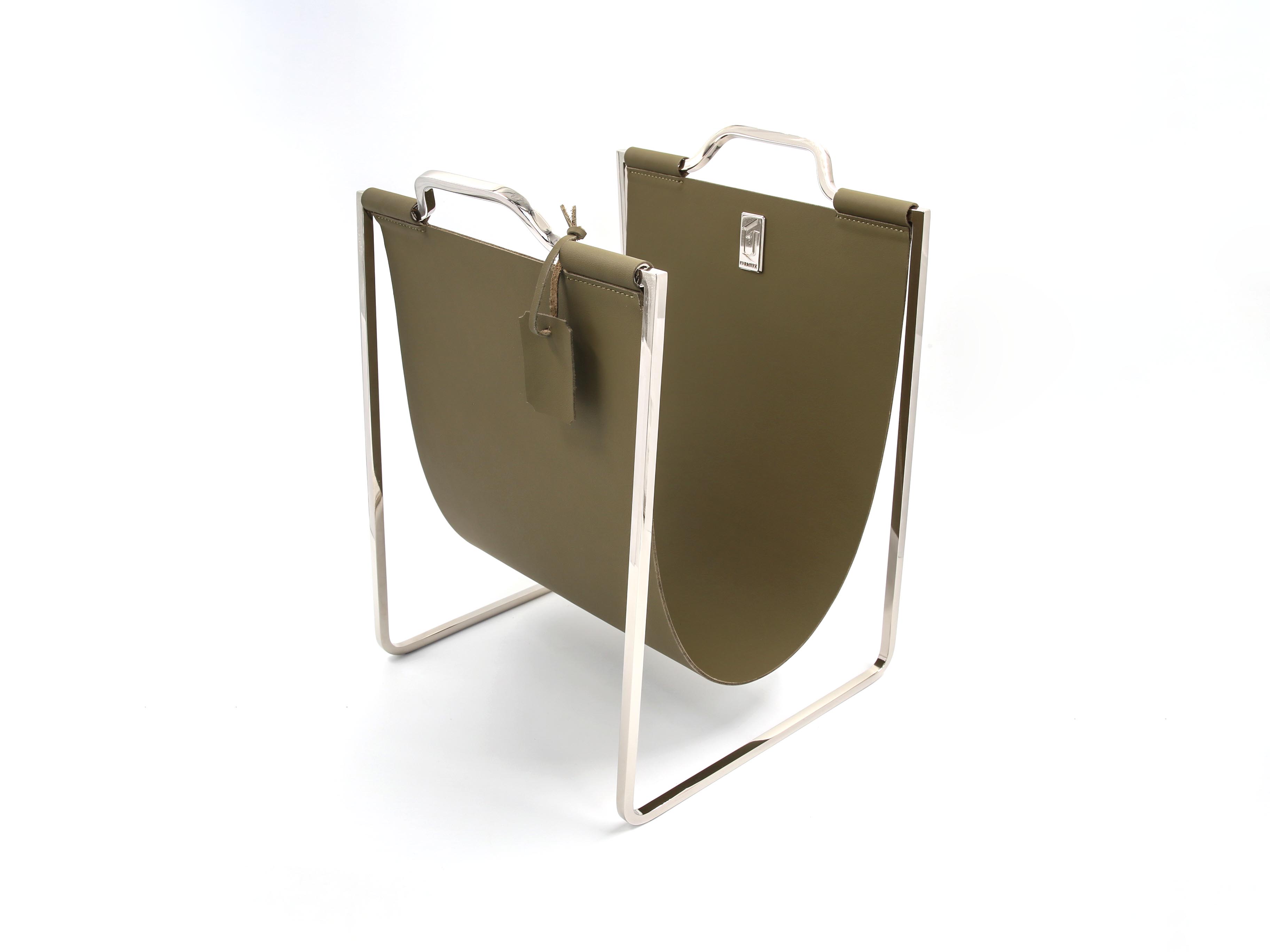 Подставка под сумки Furnitek FG-130 полированный никель