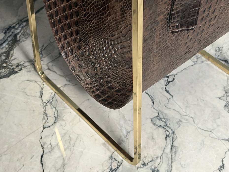 Подставка под сумки FG-187 полированная латунь