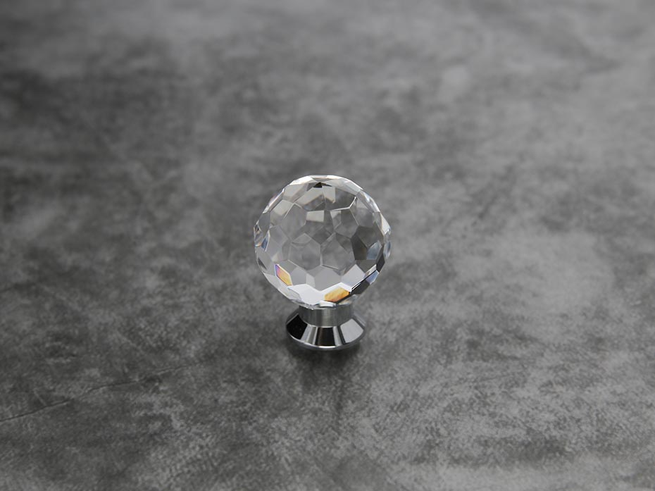 Мебельная ручка кнопка Salice Paolo DIAMANTE 445BISC полированный хром