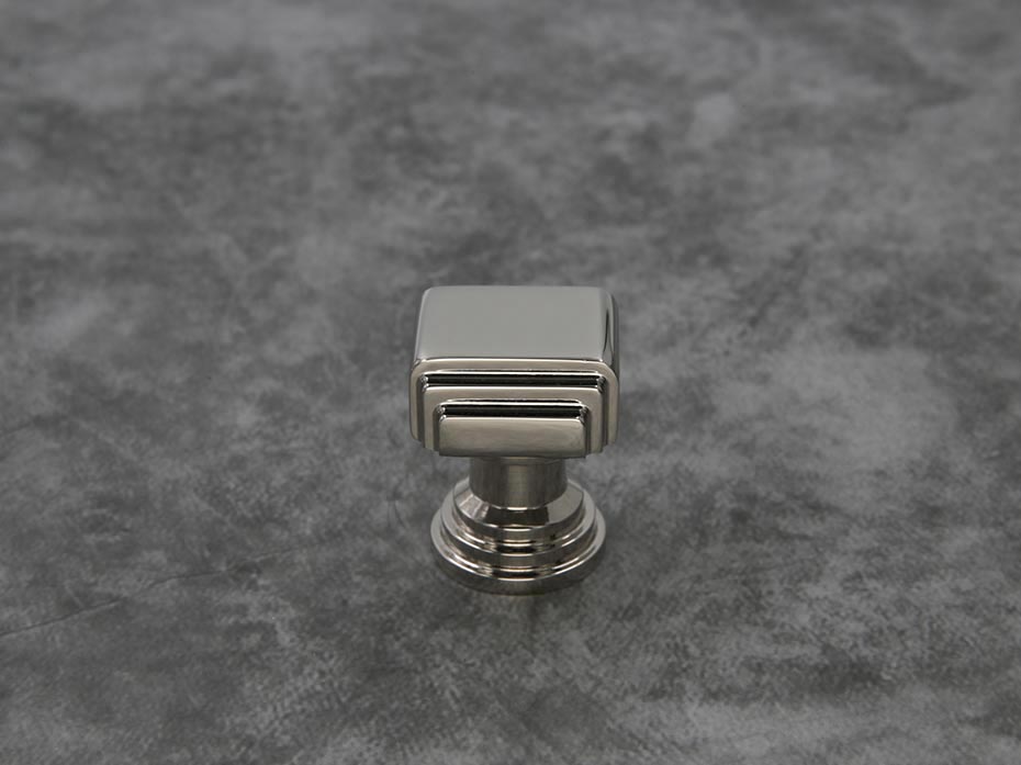 Мебельная ручка кнопка Oliver Knights CH Amr 25мм полированный никель