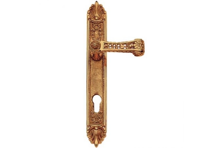 Дверная ручка на планке Enrico Cassina MARIE-LOUISE C12510 французское золото