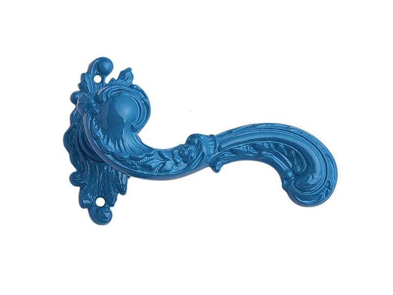 Дверная ручка на розетке Enrico Cassina ROCOCOPOP C12811 синий