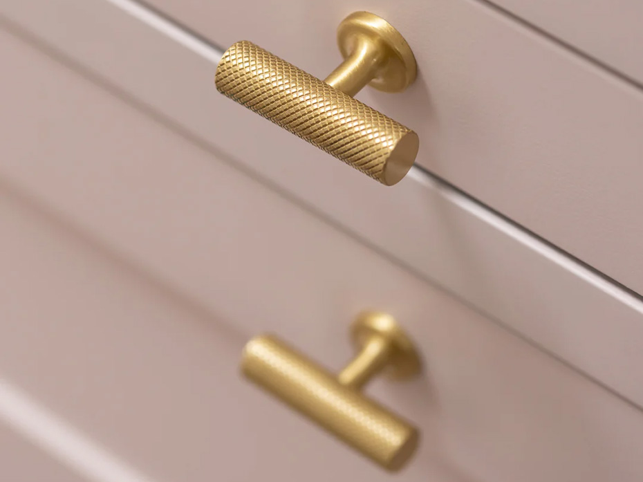 Мебельная ручка Т-образная Armac Martin Sparbrook 55мм матовая латунь