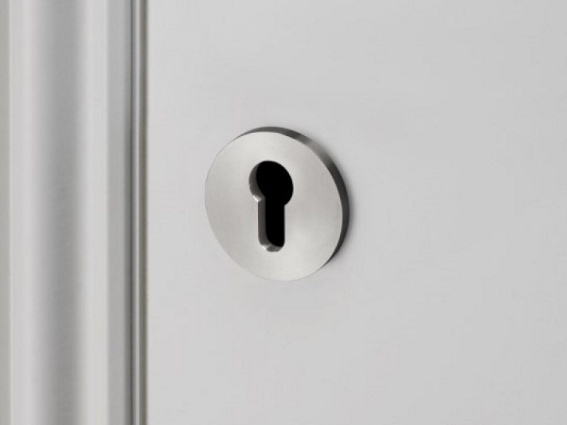 Накладка под цилиндр Buster & Punch UK-CYL-35-ST матовый хром