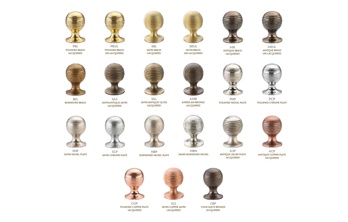 Мебельная ручка-кноб Armac Martin Latchford латунь