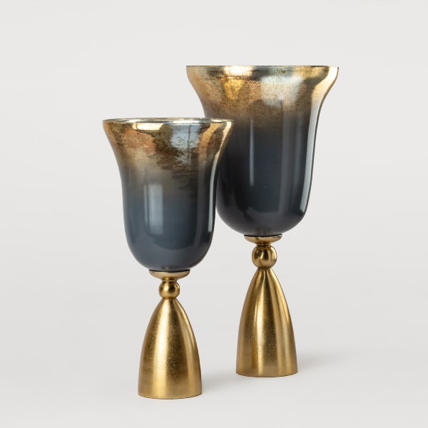 ВАЗА Furnitek GLASS PILLAR HOLDER (СЕТ ИЗ 2 ШТ)