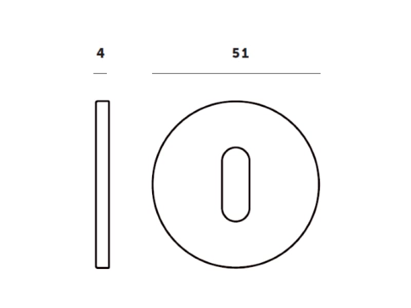 Накладка под цилиндр Buster & Punch UK-CYL-35-SM бронза