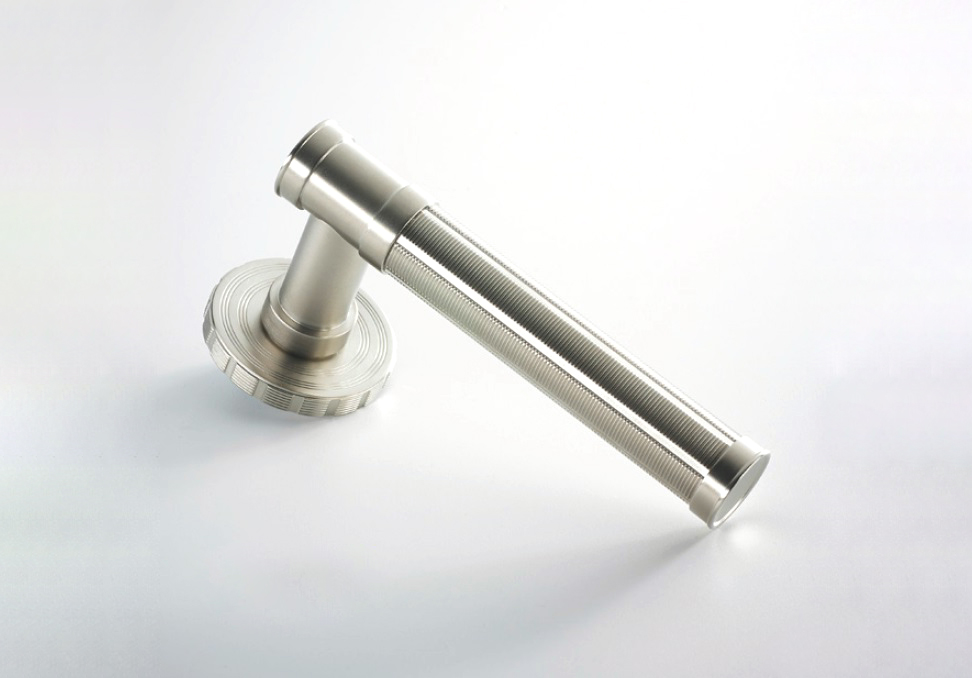 Дверная ручка на розетке Frank Allart nw1203496 матовый никель