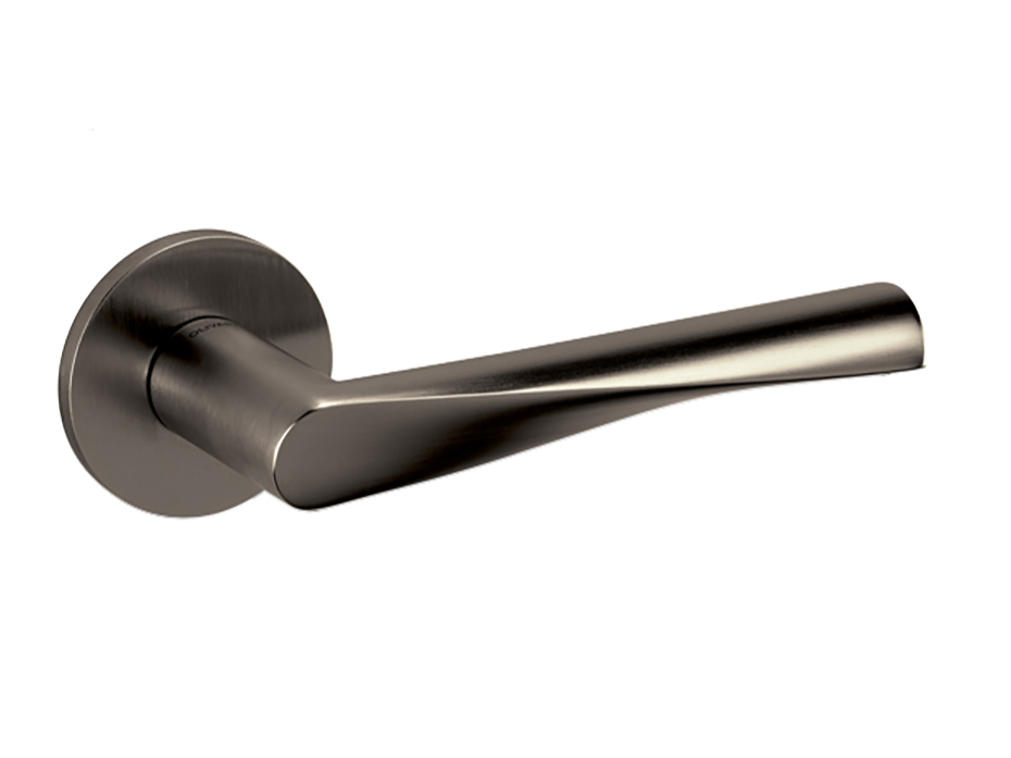 Дверная ручка на круглой розетке Olivari Dynamic US антрацит