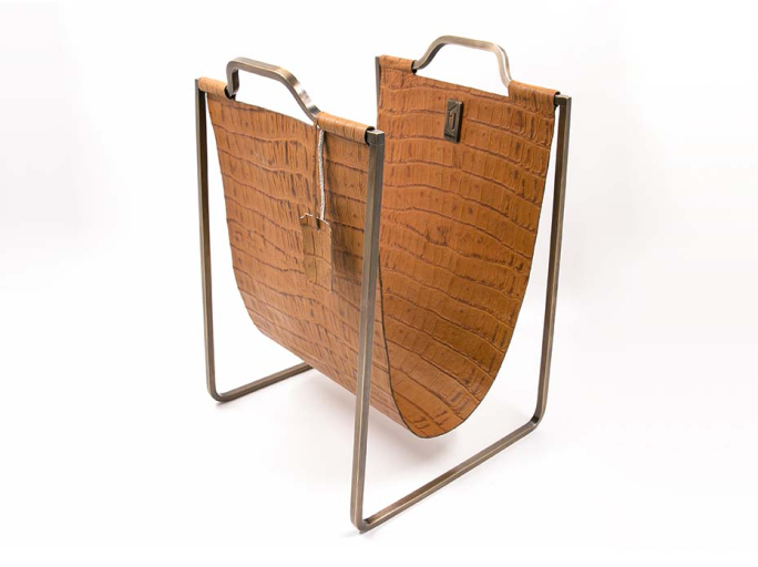 Подставка под сумки Furnitek FG-104 античная латунь