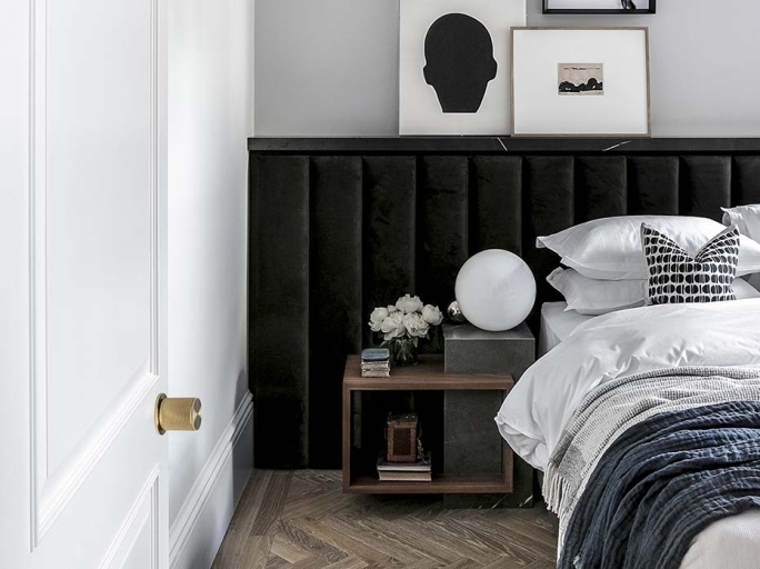 Дверная ручка-кноб D-50mm Buster and Punch Linear GDK-05255 матовая латунь