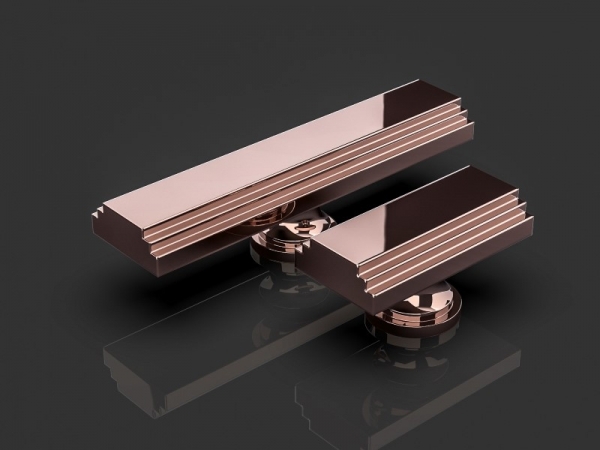 Мебельная ручка Oliver Knights Galanhead полированная медь