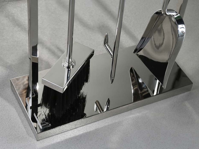 Каминный набор FURNITEK FG-05019 полированный никель