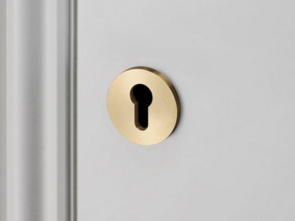 Накладка под цилиндр Buster & Punch UK-CYL-35-BR матовая латунь