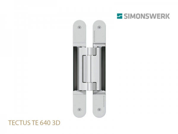 Петля скрытая SIMONSWERK TECTUS TE 640 3D до 200 кг матовый хром