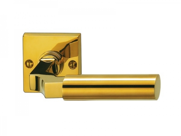 Дверная ручка на розетке P.Bisschop Берлин 1923/44/644 полированная латунь