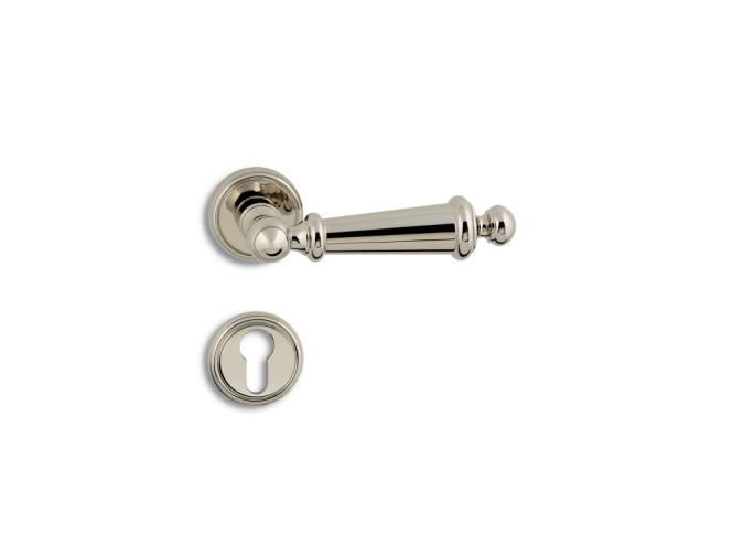 Дверная ручка на розетке Salice Paolo BORROMEO 2010 полированный никель