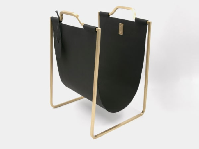 Подставка под сумки Furnitek FG-101 матовая латунь