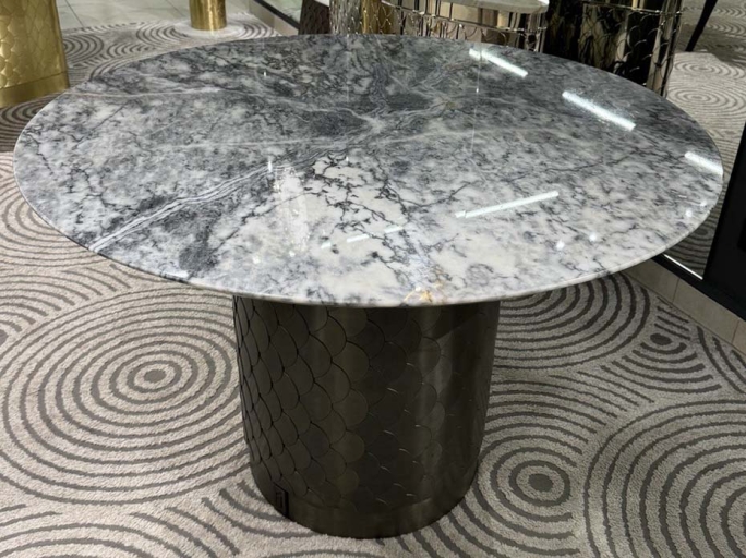 Стол обеденный круглый Ar-Deco FG-070 графит