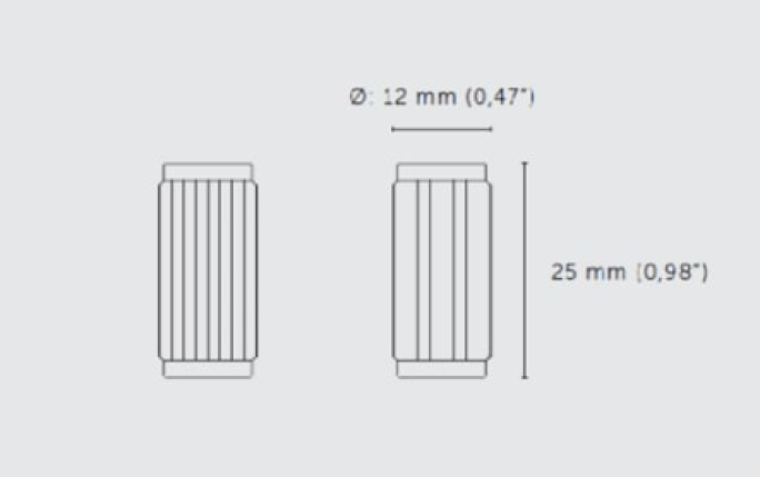 Мебельная ручка кнопка на планке Buster & Punch GFK-36439 сталь