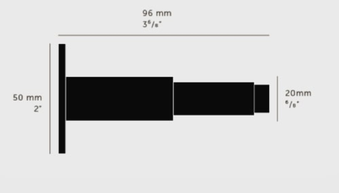 Ограничитель настенный Buster & Punch RDS-02268 латунь